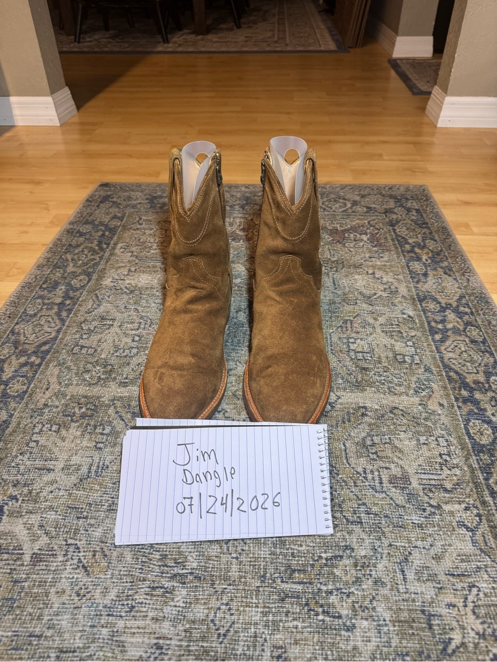 Tecovas Brown Dean Suede 9D